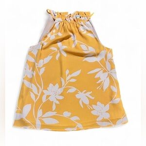 Ophelia Roe Women’s S Sunny Floral Sleeveless Top Spring Flowy